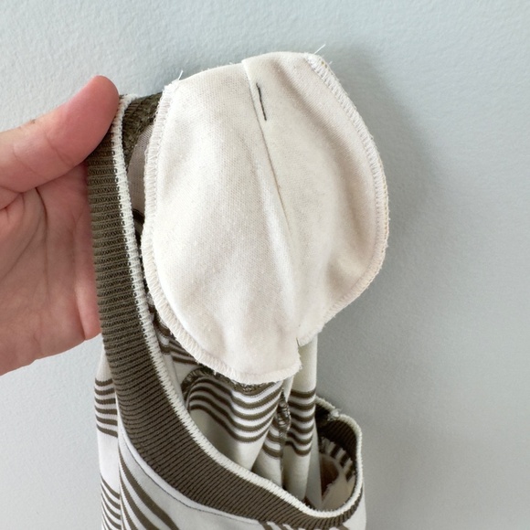 Chic‎ Green/White Striped Long Sleeve Shirt - Picture 7 of 9